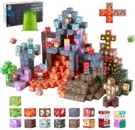 Vevor Magnetické bloky, sada 100 dílků temného hradu, senzorické hračky Stem - Building Set
