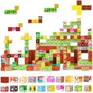 Vevor Magnetické bloky, sada 100 dílků scéna Marien, senzorické hračky Stem - Building Set