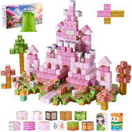 Vevor Magnetické bloky, sada 150 dílků Princeznovský hrad, senzorické hračky Stem - Building Set