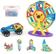 Vevor Magnetické dlaždice, 123 ks magnetických stavebních bloků Stem - Building Set