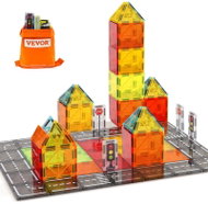 Vevor Magnetické dlaždice, 56 ks magnetických stavebních bloků Stem provoz - Building Set