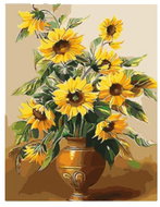 Vikpap Painting by numbers, canvas 30 × 40 cm - Sunflowers - Painting by Numbers