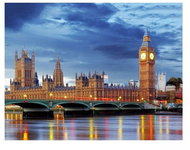 Vikpap Painting by numbers, canvas 40 × 30 cm - Big Ben - Painting by Numbers