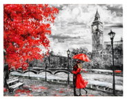 Vikpap Painting by numbers, canvas 40 × 30 cm - London - Painting by Numbers