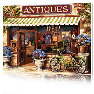 Vikpap Painting by Numbers, canvas 50 × 40 cm - Antikvariát - Painting by Numbers