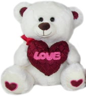 Vizopol Bear with Heart white, 20 cm - Soft Toy