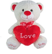 Vizopol Bear with Heart, 40 cm - Soft Toy