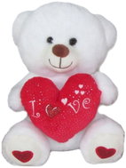 Vizopol Bear with Heart white, 30 cm - Soft Toy