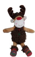 Vizopol Reindeer Christmas brown fur 18 cm - Soft Toy