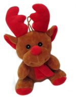 Vizopol Christmas reindeer pendant dark brown 15 cm - Soft Toy