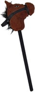 Vizopol Horse on a stick with sound brown - Stick Horse