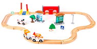 Aga4Kids DS5647 Fa vonatpálya - Vonatpálya