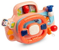 Toyz Interactive toy with sound, steering wheel - pink - Toy Steering Wheel