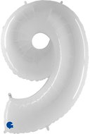 equipmentsenaparty Foil numerals white '9' - 102 cm - Balloons