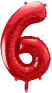 equipmentsenaparty Foil numerals red '6' - 86 cm - Balloons