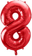 equipmentsenaparty Foil numerals red '8' - 86 cm - Balloons