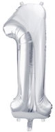 equipmentsenaparty Foil numeral silver '1' - 86 cm - Balloons