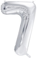 equipmentsenaparty Foil numeral silver '7' - 86 cm - Balloons