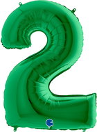 equipmentsenaparty Foil numerals green '2' - 102 cm - Balloons