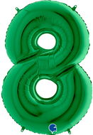 vybavsenaparty Fóliová číslice zelená '8' - 102 cm - Balonky