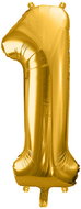 Equipment gold foil numerals '1' - 86 cm - Balloons