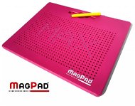 Wat14 magnetická tabulka Magpad - růžová - velká 714 kuliček - Magnetická tabulka