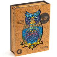 Wooden puzzle Unidragon - Charming Owl size. S - Wooden Puzzle