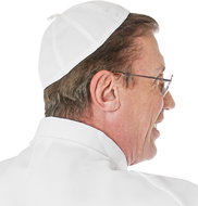 Widmann White papal cap - Costume Accessory