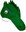 Felt crocodile cap