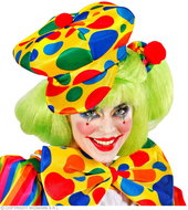 Widmann Clown cap with pompom - Costume Accessory