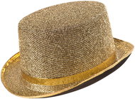 Widmann Golden lurex top hat - Costume Accessory