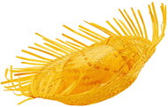 Widmann Straw beach hat yellow - Costume Accessory