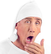 Widmann Čepička na spaní bílá - Doplněk ke kostýmu