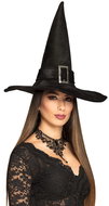 Boland Čarodějnický klobouk černý sameťák dospělá velikost - Doplněk ke kostýmu