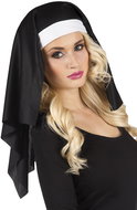 Boland Cap Nun black and white - Costume Accessory