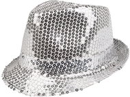 Boland Silver hat with sequins - Costume Accessory
