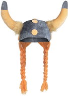 Boland Helmet Gal with ponytails - Costume Accessory