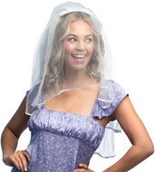 Boland White Wedding Veil - Costume Accessory