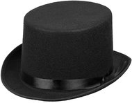 Boland Cylindr černý se stužkou Lincoln - Doplněk ke kostýmu