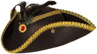 Boland Admiral's hat with feathers - Costume Accessory