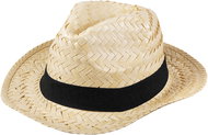 Boland Straw hat Carlton with ribbon - Costume Accessory