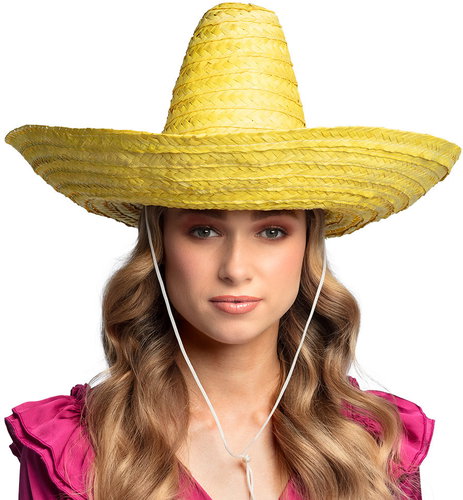 Boland Mexican sombrero Puebla yellow - Costume Accessory - Main image