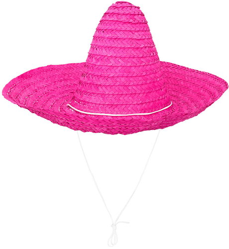 Boland Mexican sombrero Puebla pink - Costume Accessory - Main image