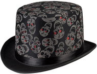 Boland Halloween hat with skulls - Costume Accessory