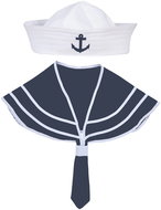 Widmann Sailor set, cap and collar - Costume Accessory