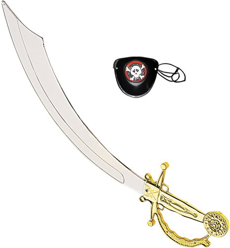 Widmann Pirate sabre with eye patch - Costume Accessory - Main image