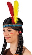 Boland Indian headband with feathers - Costume Accessory