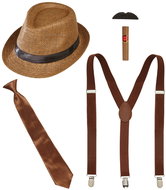 Widmann Men's 1920s set brown - Costume Accessory