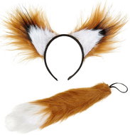 Widmann Fox plush set - Costume Accessory