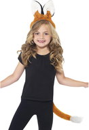 Smiffys Fox ears and tail set - Costume Accessory